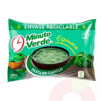 Cong. Pasta Choclo Espinaca-Minuto Verde 1Kg