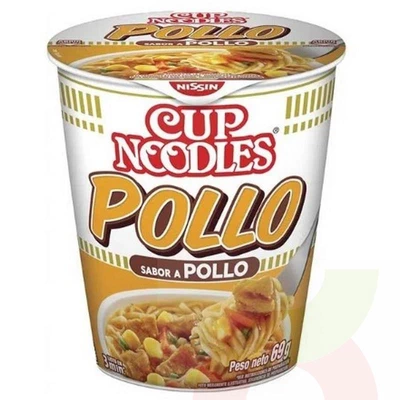 Cup Noodles Sabor a Pollo Nissin 65Gr