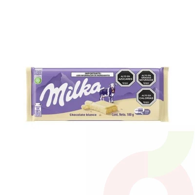 Chocolate Blanco Milka 100Gr