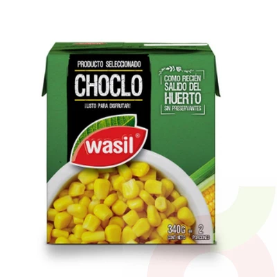 Choclo Tetra Pack Wasil 340Gr