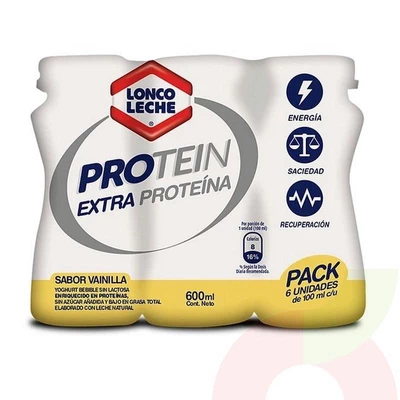 Proteín Extra Proteína Sabor Vainilla Pack 6 unidades 600 Ml