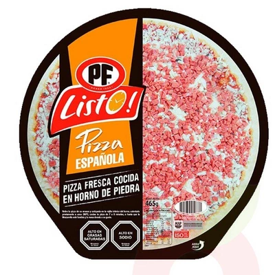 Pizza Española Listo PF 465Gr