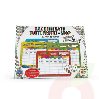 Bachillerato Tutti Frutti-Stop