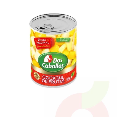 Cocktail Frutas 820Gr Dos Caballos