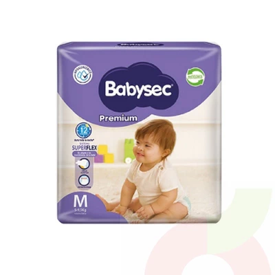 Pañales Babysec Premium M 20 Unidades