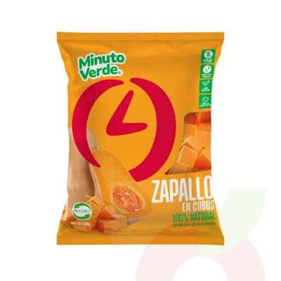 Zapallo en Cubos Minuto Verde 500Gr