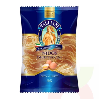 Pasta Nidos de Fettuccini con Huevos Frescos Talliani 400Gr