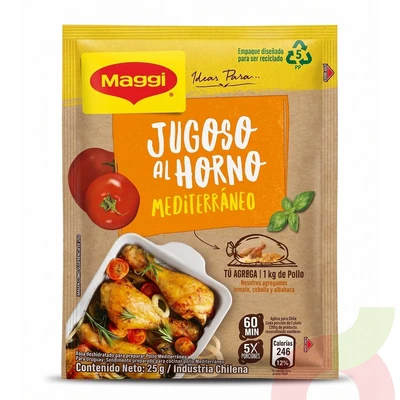 Jugoso al Horno Mediterráneo Maggi 25Gr