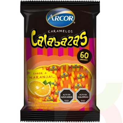 Halloween Caramelo Calabaza Arcor 240Gr