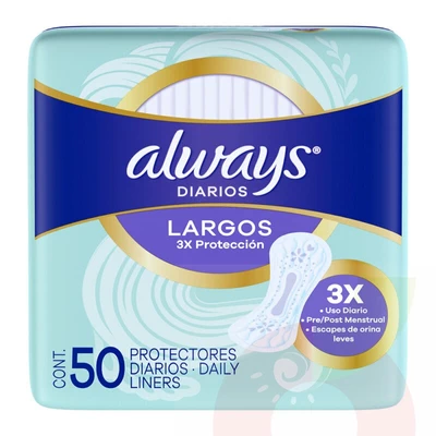 Protector Diario Largos Always 50U