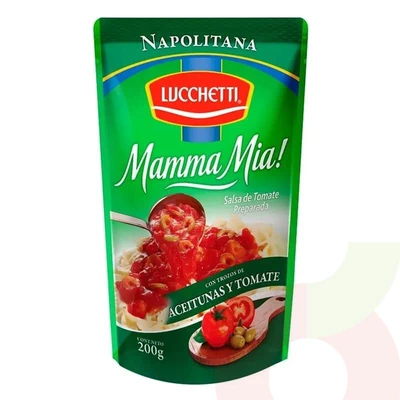 Salsa Napolitana Mamma Mia Lucchetti 200Gr
