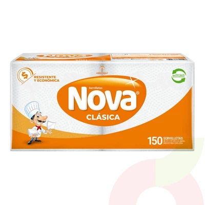 Servilleta Clásica Mesa Nova 150 Unidades