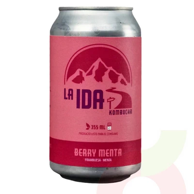 Kombucha Berry Menta 354Ml