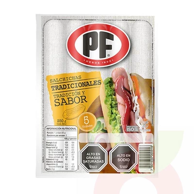 Salchicha Tradicional PF 250Gr 