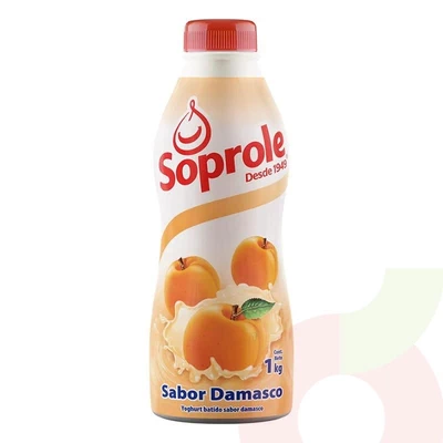 Yoghurt Batido Damasco Soprole 1Lt
