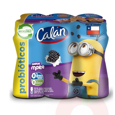 Probiótico Pack 6 Unidades Sabor Calan 540 Ml