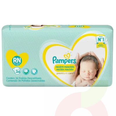 Pañales  Recién Nacido Pampers 36 Unidades