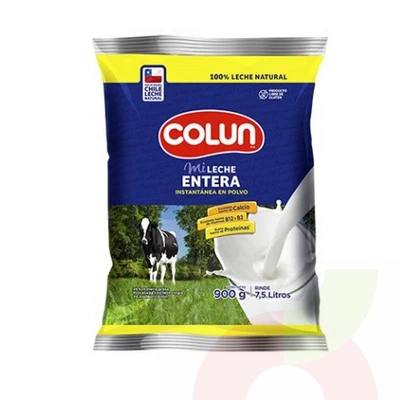 Leche en Polvo Entera Instantánea 900Gr