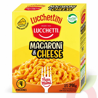Macaroni & Cheese Lucchetti 296Gr