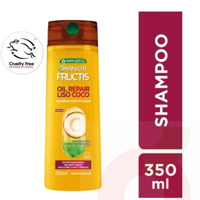 Shampoo Coco Cabello Liso Fructis 350ml