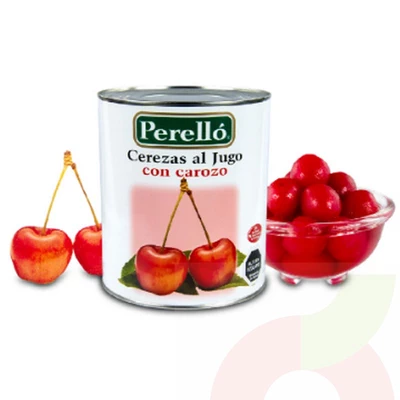 Cerezas al Jugo con Carozo Perelló 580gr