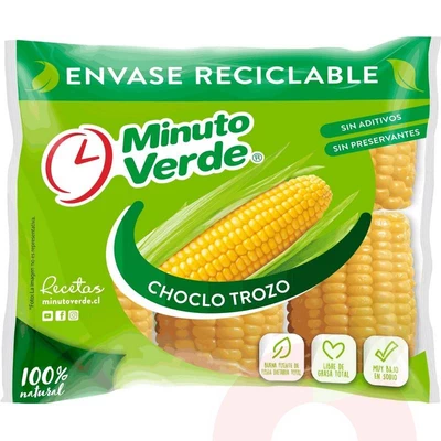  Choclo en Trozo Minuto Verde 6 Unidades