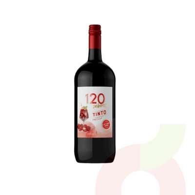 Vino Tinto Coctel Frutilla 120 Sabores 1.5lt