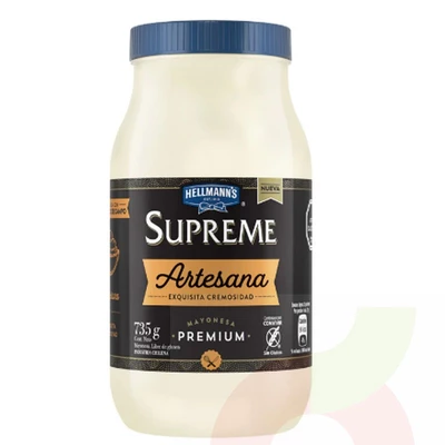 Mayonesa Suprema Hellmanns Artesanal  735Gr