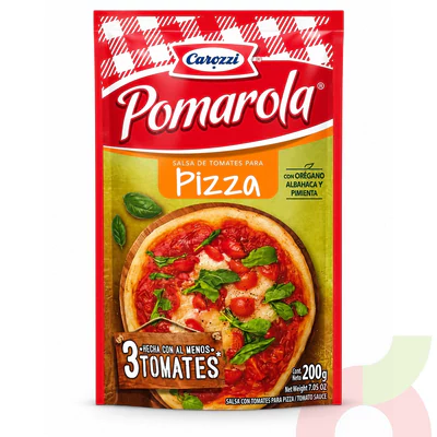 Salsa de Tomate para Pizza Carozzi 200Gr