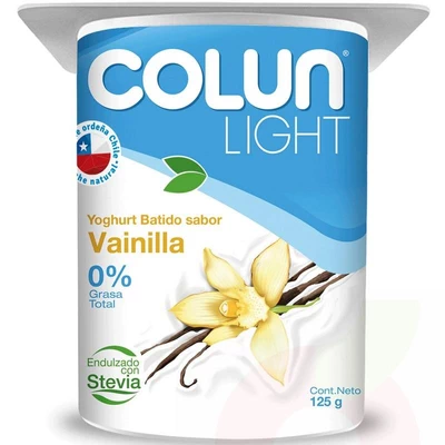 Yoghurt Light Vainilla Colun 125Gr