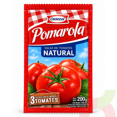 Salsa de Tomate Natural Carozzi 200Gr