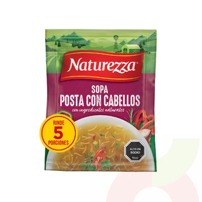 Sopa Posta con Cabellos Naturezza 55gr