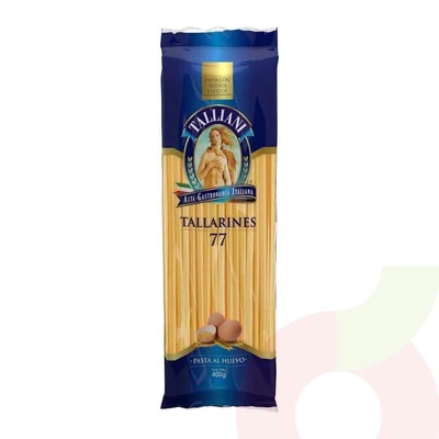 Pasta Tallarin Con Huevos Frescos N°77 Talliani 400Gr