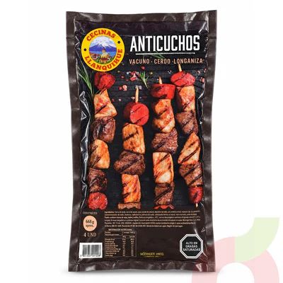 Anticuchos Llanquihue 668Gr 4 Unidades
