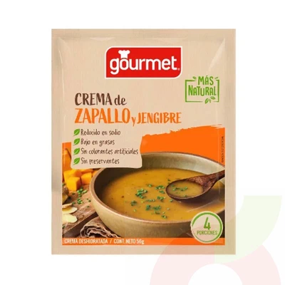 Crema Zapallo y Jengibre Gourmet 56gr