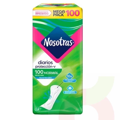 Protectores Diarios Nosotras 100Unid 