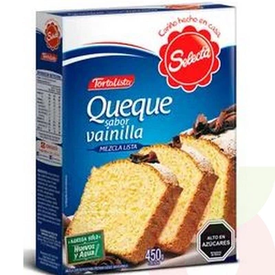 Mezcla Queque Vainilla Selecta 450Gr