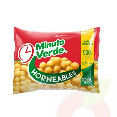 Papas Duquesa Minuto Verde 500Gr