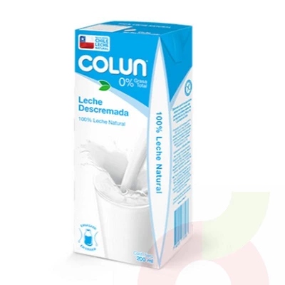Leche Descremada Colun 200 Cc