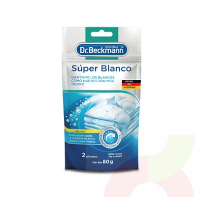 Súper Blanco sin Cloro Dr. Beckmann 80gr