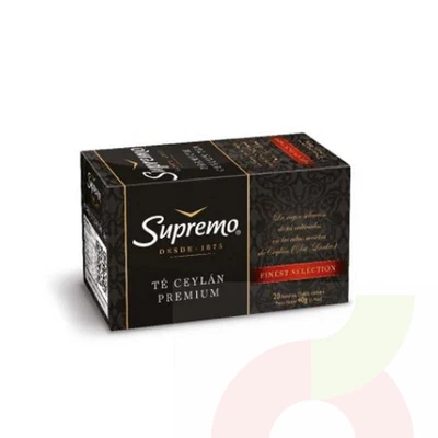 Té Ceylán Premium Supremo 20 Unidades 40Gr