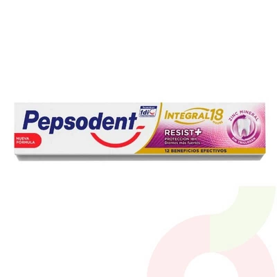 Pasta Dental Integral 18 Resist Zinc Material Pepsodent 75Ml