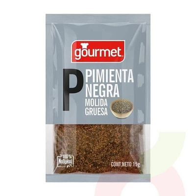 Pimienta Negra Molida Gourmet 15Gr