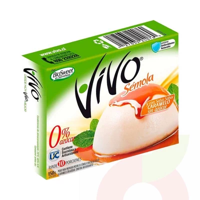 Sémola Con Salsa De Caramelo 0 Azúcar Vivo 150Gr