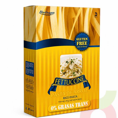Fettuccine de Arroz Blue Dragon 250Gr