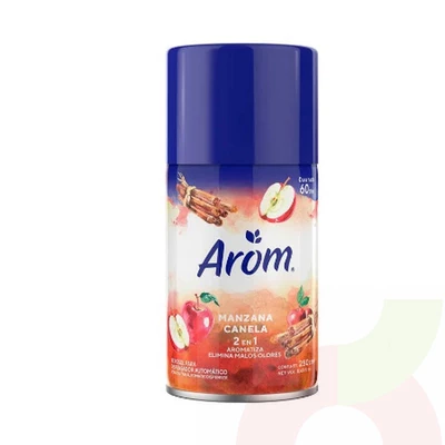Aromatizante en Aerosol Manzana Canela Arom 250Ml