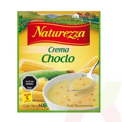Crema de Choclo Naturezza 60Gr
