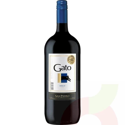 Vino Merlot Gato 1.5Lt