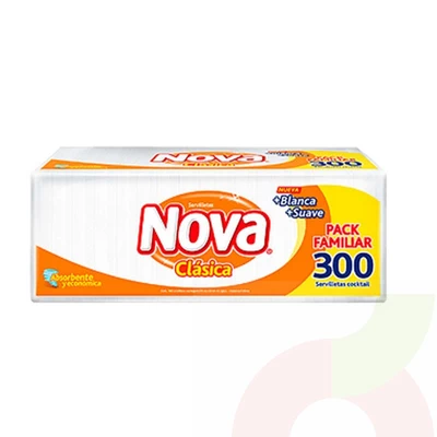 Servilleta Clásica Coctel Nova 300 Unidades