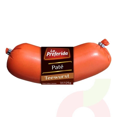 Paté Teewurst La Preferida 125Gr